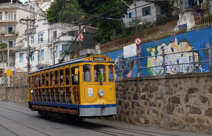 Tranvía en Santa Teresa (Rio, Brasil)