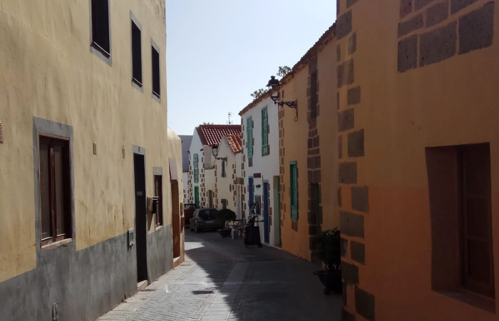Una de las calles de Agüimes (Gran Canaria)