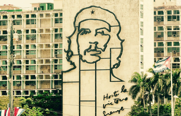 Imagen del Che en La Habana (Cuba)
