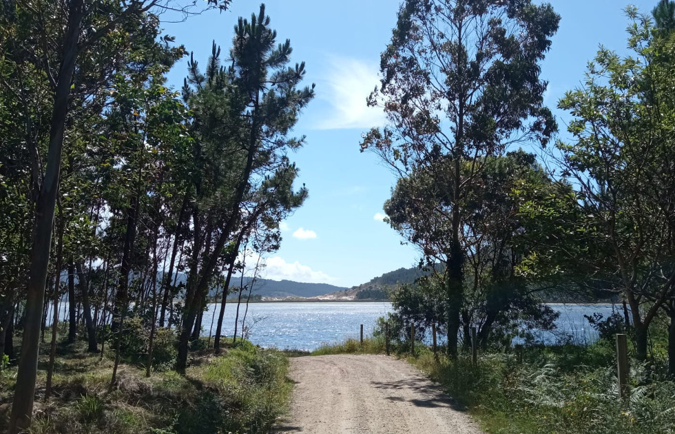 Ría de Ponteceso en etapa 3 (Camino de Los Faros, Galicia)