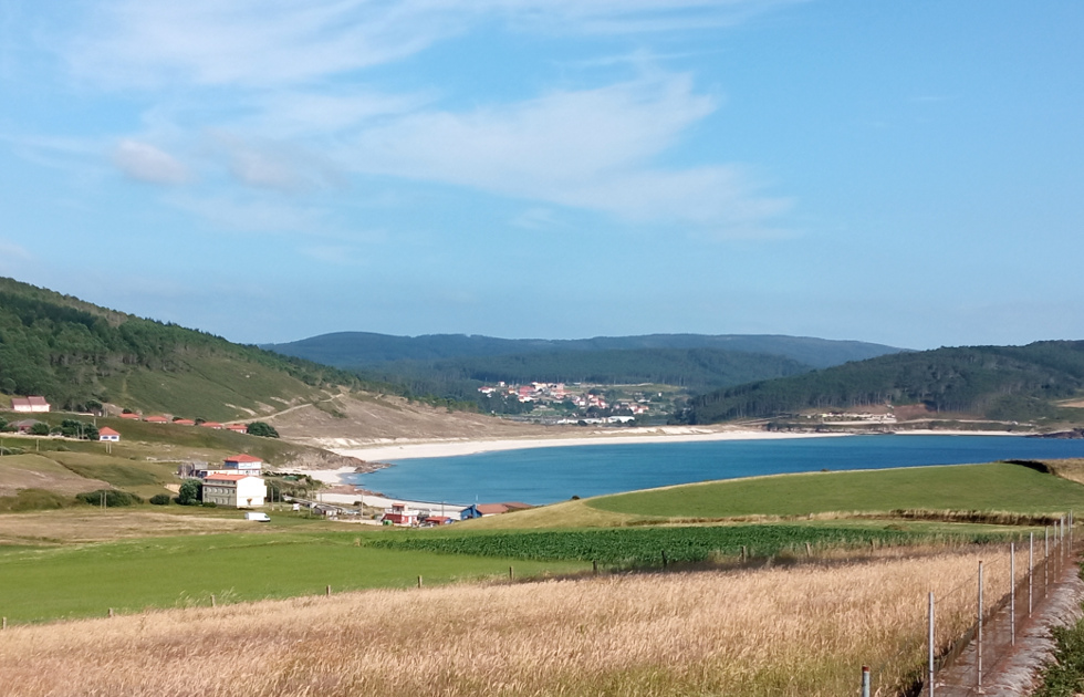 Nemiña en etapa 7 (Camino de Los Faros, Galicia)