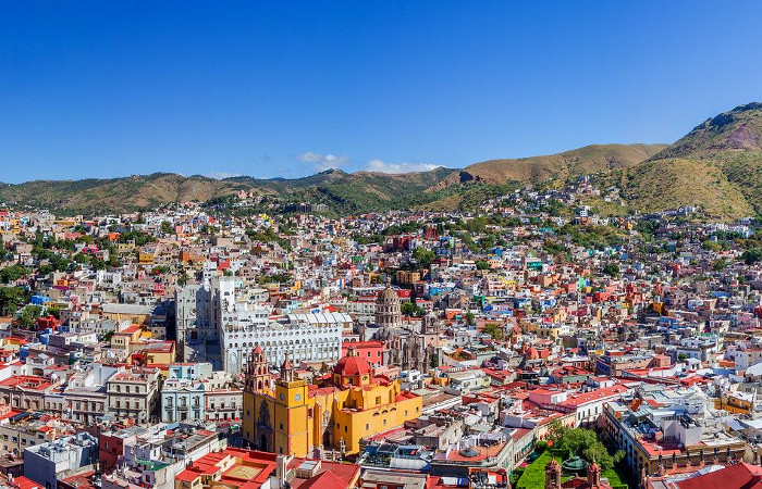 Vistas desde el Mirador de Pipila en Guanajuato (México)