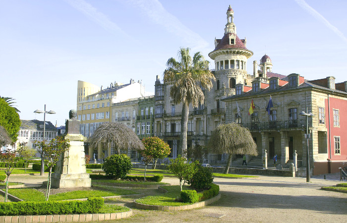 Plaza de España de Ribadeo (Lugo)