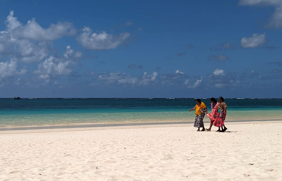 Playa Belle Mare de Mauricio
