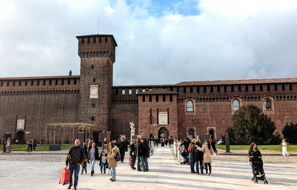 Castillo Sforzesco en Milán
