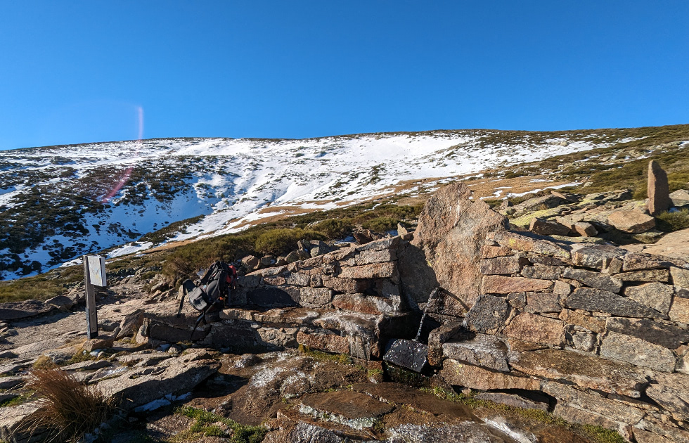 Fuente Los Cavadores en Gredos